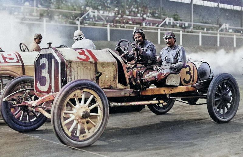 Louis Chevrolet; starting line