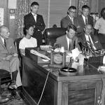 Just across the bay from Cambridge, Attorney General Robert Kennedy stepped in to mediate between the two groups. The result was the Treaty of Cambridge which promised to desegregate Cambridge. Without Kennedy to enforce the "Treaty", local officals slowly reneged on all their "promises." 