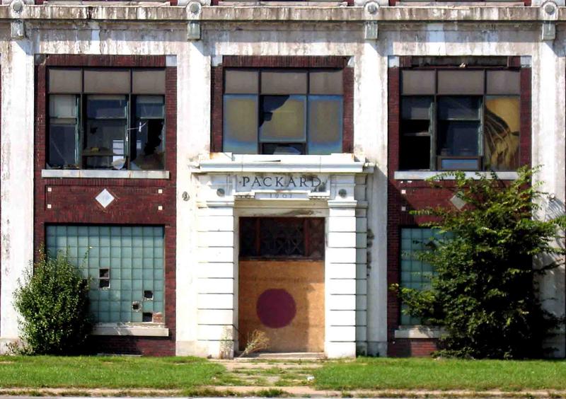 Packard Motors abandoned Detroit