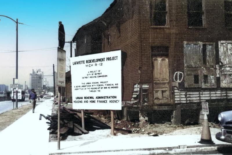 Urban Renewal; Detroit; Black Bottom